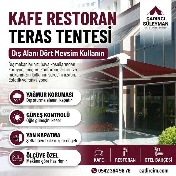 Cafe & Restoran Teras Tentesi