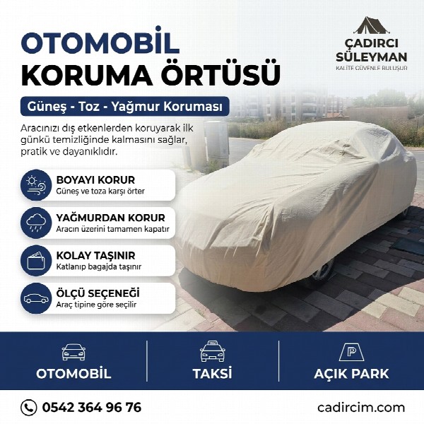 Taksi ve Otomobil Koruma Örtüsü 1